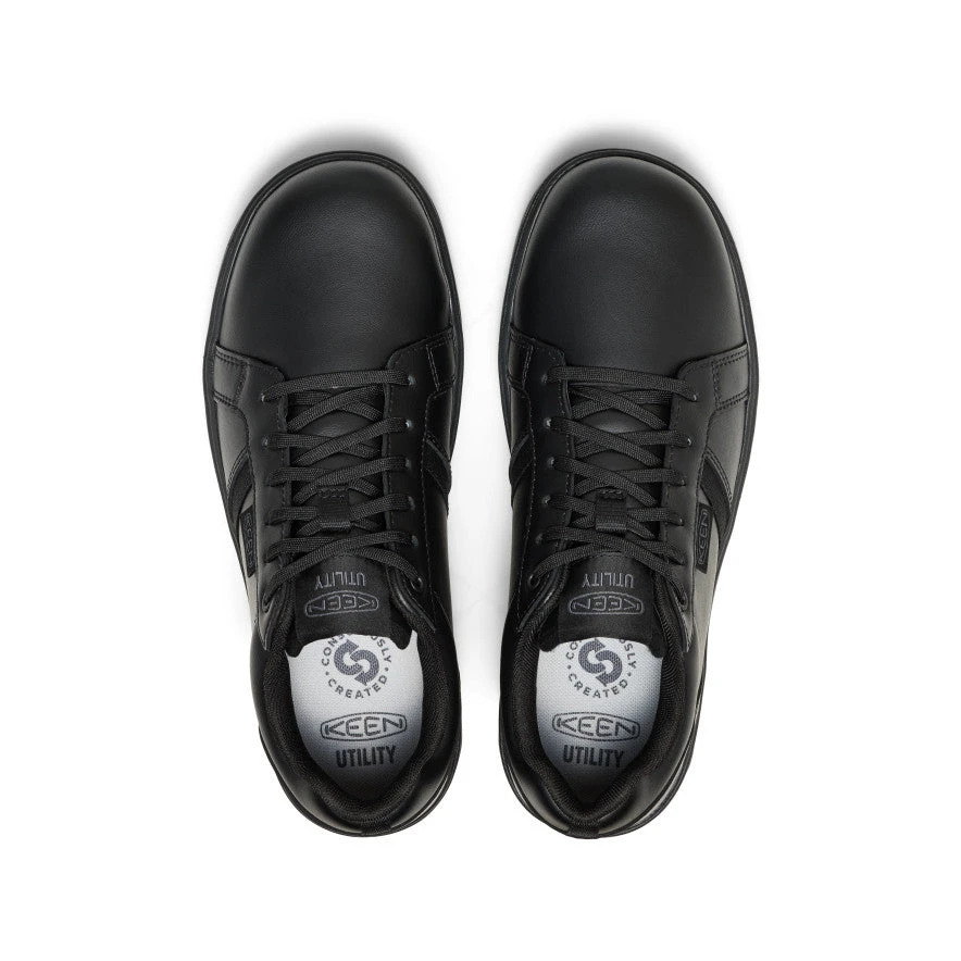 Keen Men's Kenton WTX Work Shoe (Soft Toe) | Black/Black 4 Keen Men's Kenton WTX Work Shoe (Soft Toe) | Black/Black - Image 4