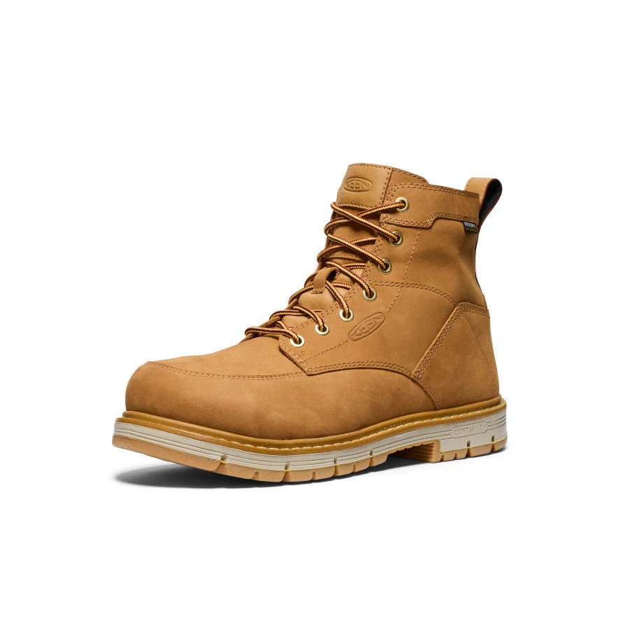 Keen Men's San Jose 6" Waterproof 90° Heel Boot (Aluminum Toe) | Bistre/Gum 3 Keen Men's San Jose 6" Waterproof 90° Heel Boot (Aluminum Toe) | Bistre/Gum - Image 3