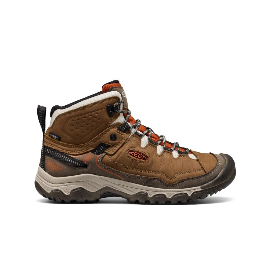 Keen Men's Targhee IV Waterproof Hiking Boot | Coyote/Gold Flame 1 Keen Men's Targhee IV Waterproof Hiking Boot | Coyote/Gold Flame