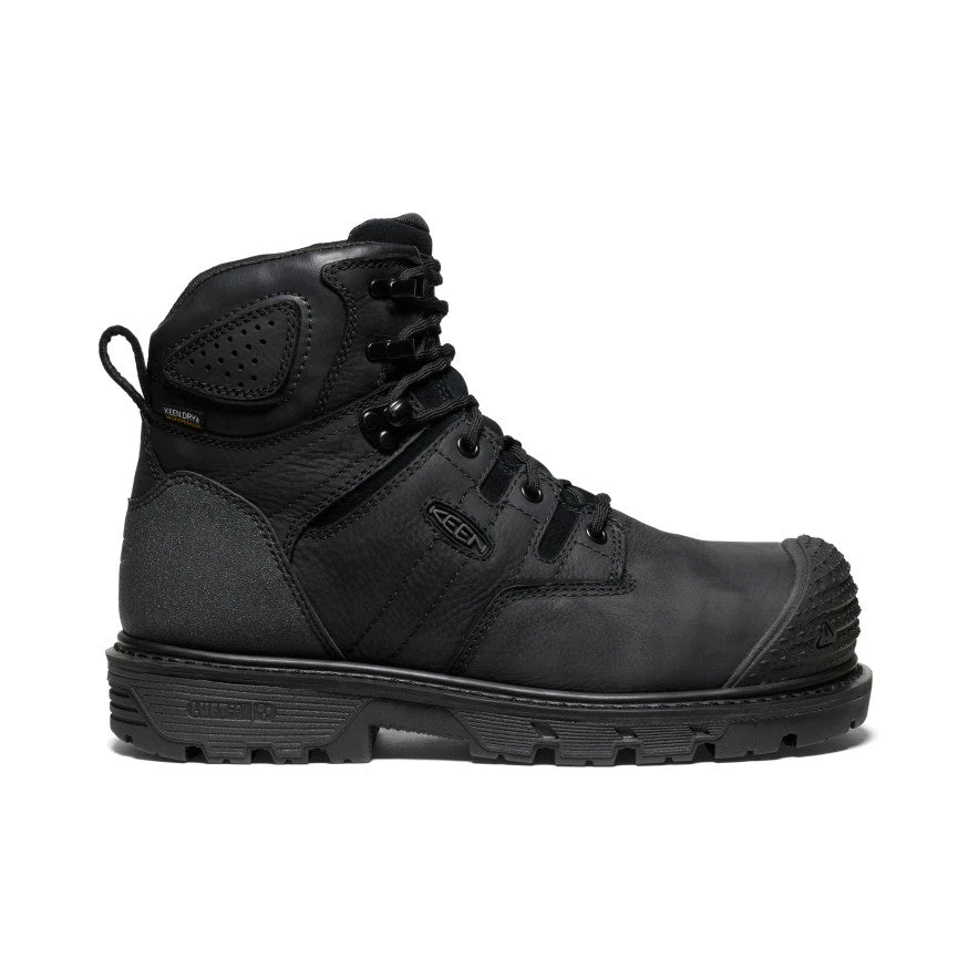 Keen Men's Camden 6" Waterproof Boot (Carbon Toe) | Black/Black 1 Keen Men's Camden 6" Waterproof Boot (Carbon Toe) | Black/Black