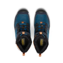 Keen Big Kids' Skua Waterproof Winter Boot | Sky Captain/Gold Flame -Fresh Shoes Shop 09b752ad5504509117bc1cad4ba880a197fb144c