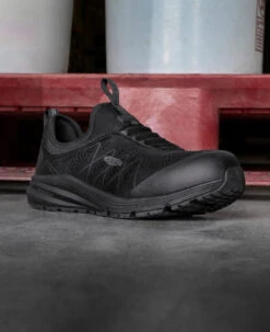 Keen Men's Vista Energy Shift ESD (Carbon Toe) | Black/Black -Fresh Shoes Shop 1026371 PDP LeftImage