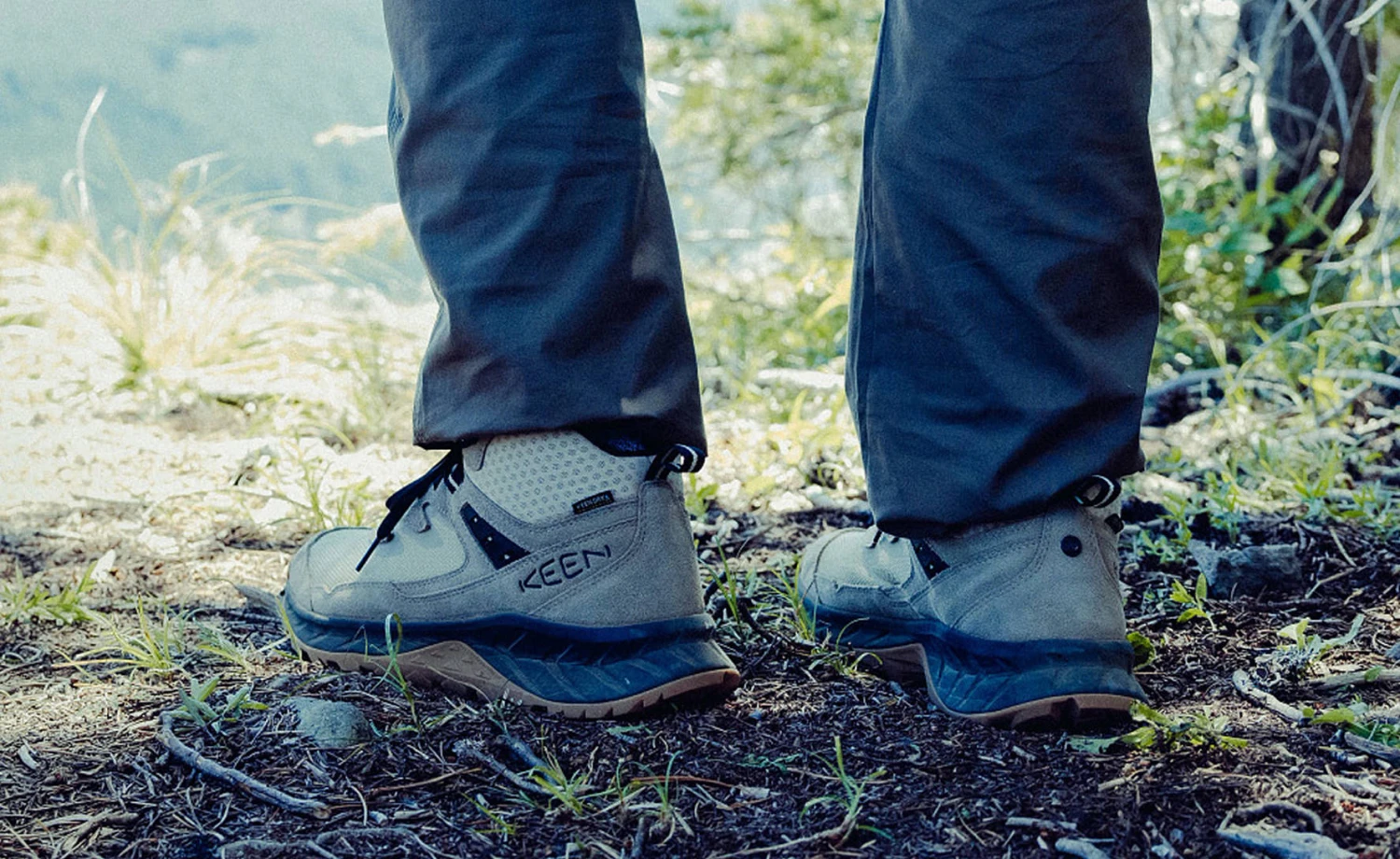 Keen Men's Hightrail Waterproof Hiking Boot | Brindle/Oak Buff 7 Keen Men's Hightrail Waterproof Hiking Boot | Brindle/Oak Buff - Image 7