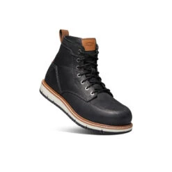 Keen Men's San Jose 6" Boot (Aluminum Toe) | Black/Caramel Cafe -Fresh Shoes Shop 10361a49dc71ca6c98dc96f718a8d564e4a09d0b
