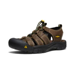 Keen Men's Newport Leather Sandal Wide | Bison -Fresh Shoes Shop 116dede52bdbe4931853678f9334a87c2f737b97
