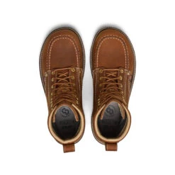 Keen Men's Liberty 8" Waterproof Boot (Soft Toe) | Leather Brown/Birch -Fresh Shoes Shop 170e465a76ee17ce41e32e5433e1345be50e8e6b