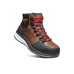 Keen Men's Red Hook Waterproof Boot (Carbon Toe) | Tobacco/Black -Fresh Shoes Shop 18f2667b856f8a13e50df79f0566f6f5da8c6bf2