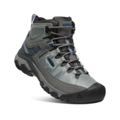 Keen Men's Targhee III Waterproof Mid | Drizzle/Captains Blue -Fresh Shoes Shop 1cce2720a6865d19292c68bcb9ceacc93bd2e1a9