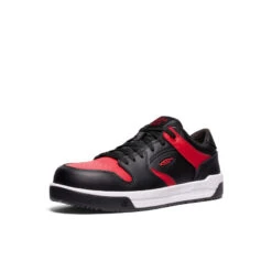 Keen Men's Overton Work Shoe (Carbon Toe) | Salsa/Black -Fresh Shoes Shop 1d239f67179846cfbe3a9f034ceba561b9251ef7