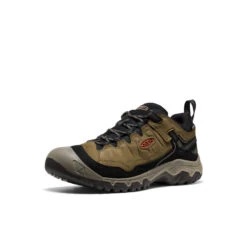 Keen Men's Targhee IV Waterproof Hiking Shoe | Dark Olive/Gold Flame -Fresh Shoes Shop 1ff3b920095aa5ae7101712901791e879005ecf0