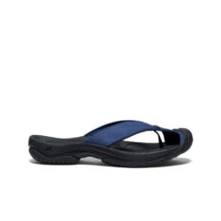 Keen Men's Waimea Leather Flip-Flop | Naval Academy/Black