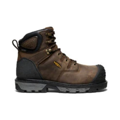 Keen Men's CSA Camden 6" Waterproof Boot (Carbon Toe) | Dark Earth/Black