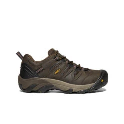 Keen Men's Lansing Low (Steel Toe) | Cascade Brown/Fired Brick