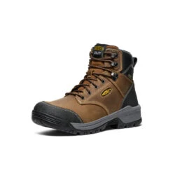Keen Men's Evanston 6" Waterproof Boot (Soft Toe) | Bison/Black -Fresh Shoes Shop 30bc5fdb176a11d1d1aa8daa86099e2d58884de6