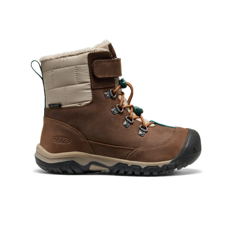 Keen Big Kids' Kanibou Waterproof Winter Boot | Dark Earth/Roasted Pecan 1 Keen Big Kids' Kanibou Waterproof Winter Boot | Dark Earth/Roasted Pecan
