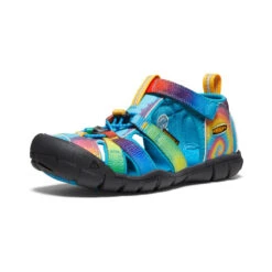 Keen Big Kids' Seacamp II CNX | Vivid Blue/Original Tie Dye -Fresh Shoes Shop 3ad5ce0bdfa15b3e406f9c233c9279ce5a95ebb8