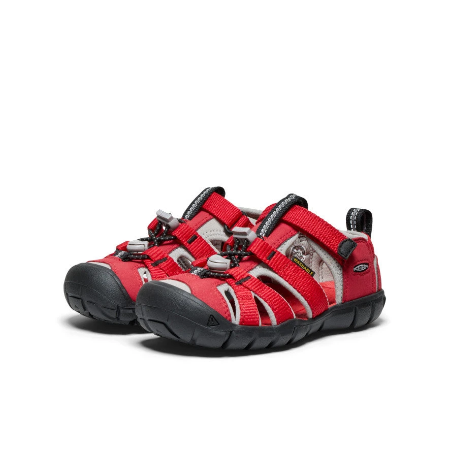 Keen Little Kids' Seacamp II CNX | Ribbon Red/Alloy 3 Keen Little Kids' Seacamp II CNX | Ribbon Red/Alloy - Image 3