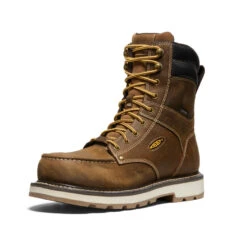 Keen Men's Cincinnati 8" Waterproof 90° Heel Boot (Carbon Toe) | Belgian/Sandshell -Fresh Shoes Shop 3e7dc241e3d84ff0bd85e3ab29f8d73ee2695e0b