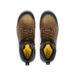 Keen Men's Evanston 6" Waterproof Boot INT MET (Carbon Toe) | Bison/Black -Fresh Shoes Shop 3e9b9f992a95e5671c741608b4cbdc20fc28c90a