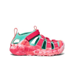 Keen Little Kids' Hyperport H2 Sandal | Raspberry/Pool Blue