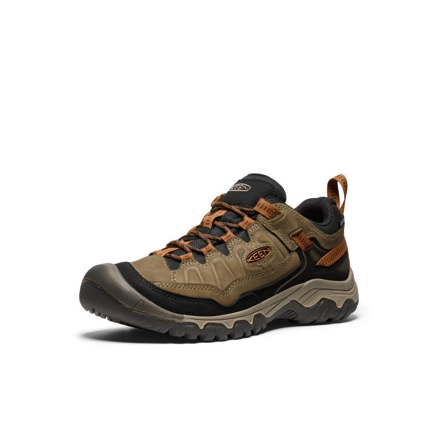 Keen Men's Targhee IV Waterproof Hiking Shoe | Sea Turtle/Roasted Pecan 3 Keen Men's Targhee IV Waterproof Hiking Shoe | Sea Turtle/Roasted Pecan - Image 3