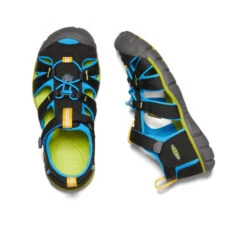 Keen Big Kids' Seacamp II CNX | Black/Brilliant Blue -Fresh Shoes Shop 51d519027e584bd1589cd8a19994aab0142eb851
