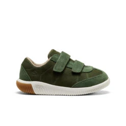 Keen Little Kids' KNX T-Toe Sneaker | Bronze Green/Star White