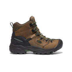 Keen Men's Pittsburgh Energy 6" Waterproof Boot (Soft Toe) | Cascade Brown/Greener Pastures