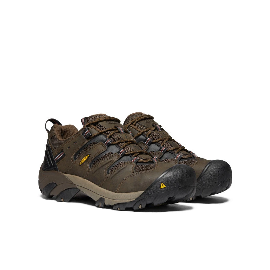 Keen Men's Lansing Low (Steel Toe) | Cascade Brown/Fired Brick 2 Keen Men's Lansing Low (Steel Toe) | Cascade Brown/Fired Brick - Image 2