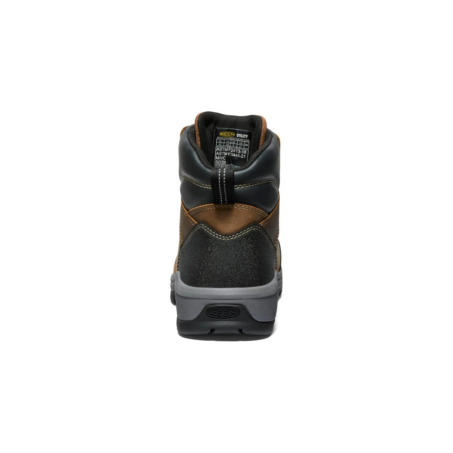 Keen Men's Evanston 6" ESD Boot (Carbon Toe) | Bison/Black 5 Keen Men's Evanston 6" ESD Boot (Carbon Toe) | Bison/Black - Image 5