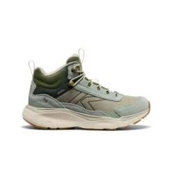 Keen Women's Leiki Waterproof Leather Hiking Boot | Iceberg Green/Bronze Green