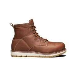 Keen Men's San Jose 6" Boot (Aluminum Toe) | Gingerbread/Gum