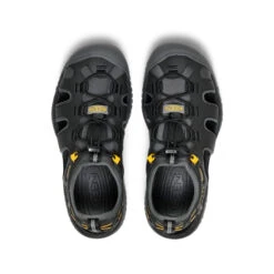 Keen Men's SOLR Sandal | Black/Gold -Fresh Shoes Shop 61c1d4bb6069650d67d38b1b4856a558dc4b0649