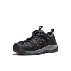 Keen Men's Atlanta Cool II (Steel Toe) | Black/Dark Shadow -Fresh Shoes Shop 62801f7eede0e388bc7b046d1427744de81e33d0
