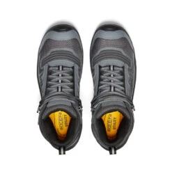 Keen Men's Reno Mid Waterproof (Carbon Toe) | Magnet/Black -Fresh Shoes Shop 644619a0d3ba0776af0dcaa9dfd0848ee7b44b83