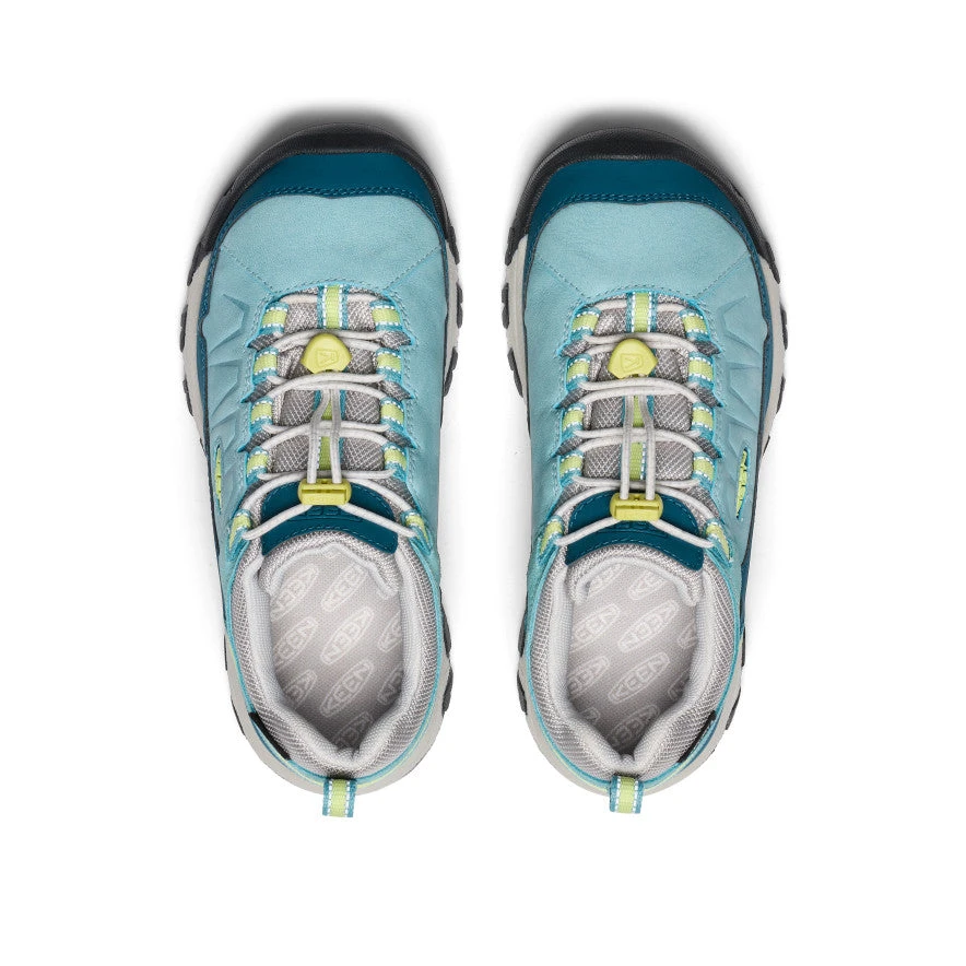 Keen Big Kids' Targhee IV Waterproof Hiking Shoe | Reef Waters/Daiquiri Green 4 Keen Big Kids' Targhee IV Waterproof Hiking Shoe | Reef Waters/Daiquiri Green - Image 4