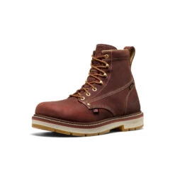 Keen Men's Liberty 6" Waterproof 90° Heel Boot (Carbon Toe) | Bombay Brown/Gum -Fresh Shoes Shop 6b2575e5d4ec5df3dfdb739b61d2c080a9cf7b05