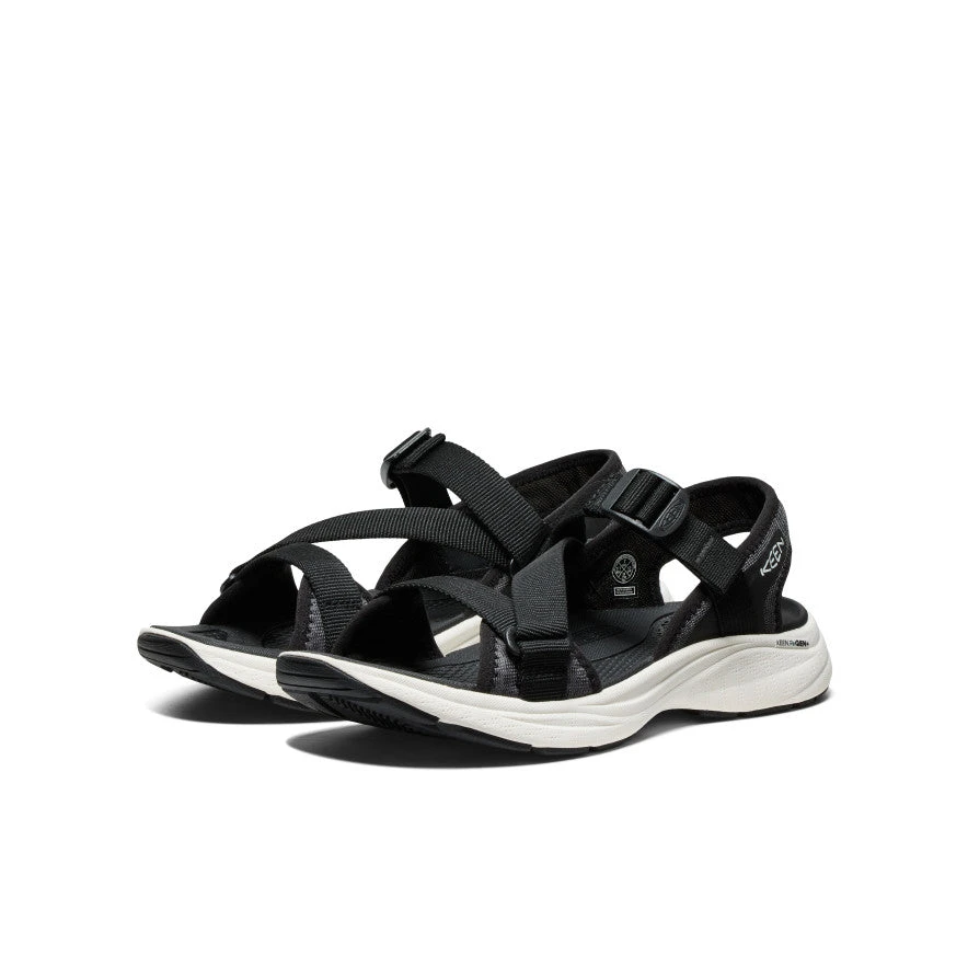 Keen Women's Leiki Open-Toe Sandal | Black/Star White 2 Keen Women's Leiki Open-Toe Sandal | Black/Star White - Image 2