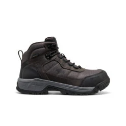 Keen Men's Skokie Waterproof Work Boot (Carbon Toe) | Magnet/Black