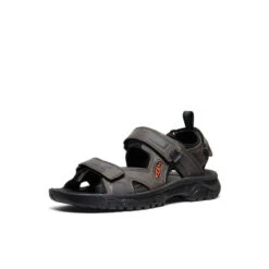 Keen Men's Targhee III Open Toe Sandal | Grey/Black -Fresh Shoes Shop 73ad94da21d5905edbb6ab7d7c92c5b086672bbf