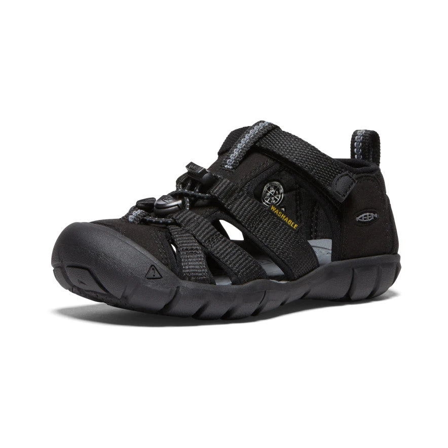 Keen Little Kids' Seacamp II CNX | Black/Grey 3 Keen Little Kids' Seacamp II CNX | Black/Grey - Image 3