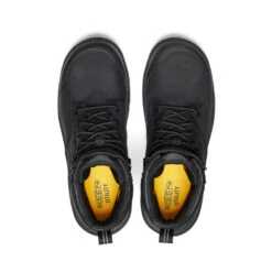 Keen Men's Evanston 6" Waterproof Boot (Carbon Toe) | Black/Black -Fresh Shoes Shop 7eff6e124e64b60e4573600726c755a93df24024