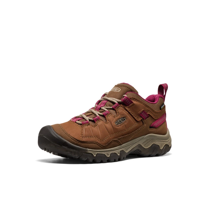 Keen Women's Targhee IV Waterproof Hiking Shoe | Bison/Beaujolais 3 Keen Women's Targhee IV Waterproof Hiking Shoe | Bison/Beaujolais - Image 3