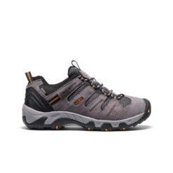 Keen Men's Headout Waterproof Hiking Shoe | Steel Grey/Orange Pepper