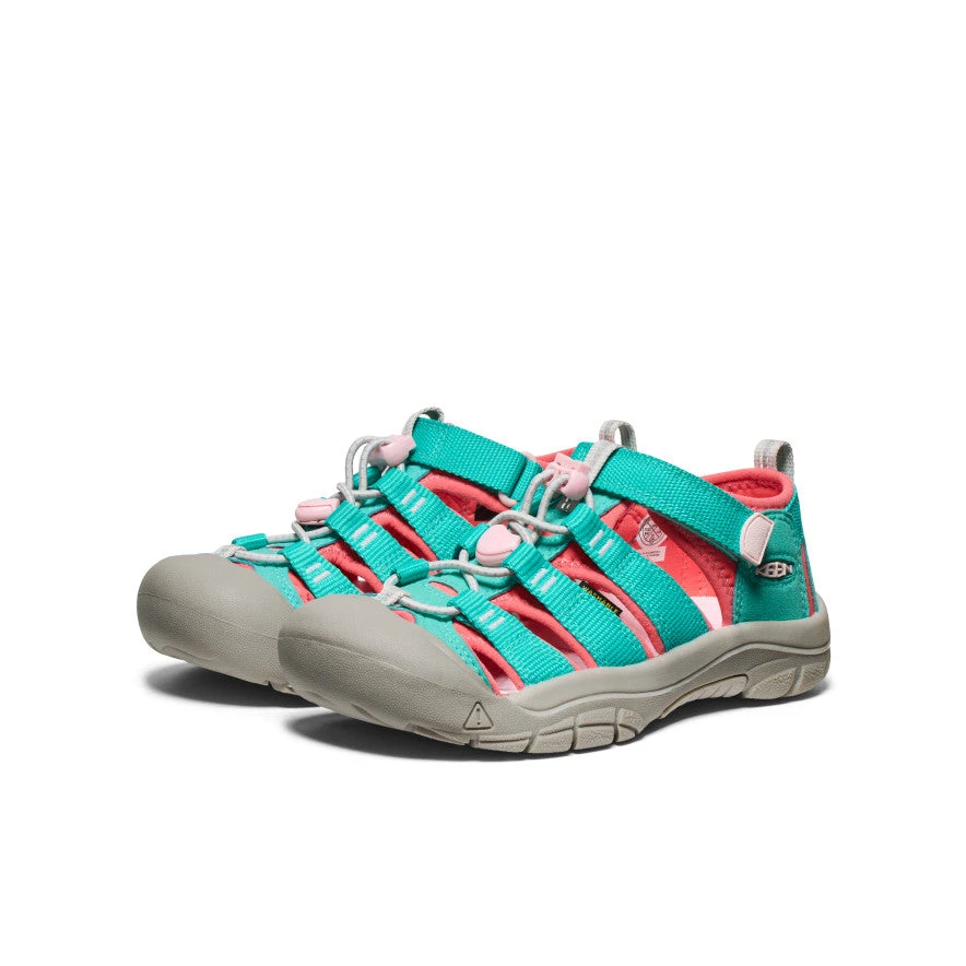 Keen Big Kids' Newport H2 | Bright Aqua/Giggle Pink 2 Keen Big Kids' Newport H2 | Bright Aqua/Giggle Pink - Image 2