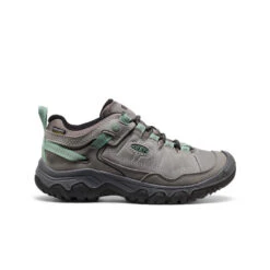 Keen Women's Targhee IV Waterproof Hiking Shoe | Alloy/Granite Green