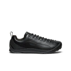 Keen Men's Jasper Sneaker | Black Smooth Leather