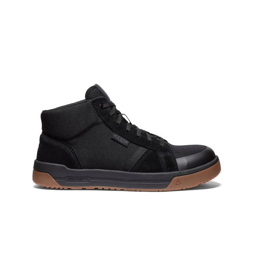 Keen Men's Kenton Mid Work Shoe (Carbon Toe) | Black/Gum 1 Keen Men's Kenton Mid Work Shoe (Carbon Toe) | Black/Gum