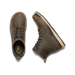 Keen Men's San Jose 6" Waterproof Boot (Aluminum Toe) | Cascade Brown/Black -Fresh Shoes Shop 97653f144ab0089989854119ca582101f573624c