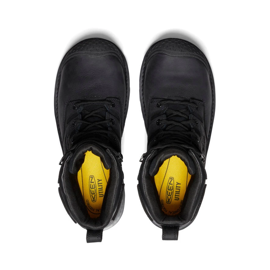 Keen Men's Camden 6" Waterproof Boot (Carbon Toe) | Black/Black 4 Keen Men's Camden 6" Waterproof Boot (Carbon Toe) | Black/Black - Image 4